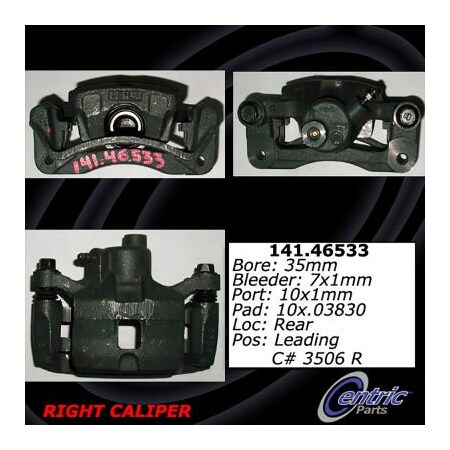 Centric Semi-Loaded Brake Caliper, Parts, 141.46533 141.46533